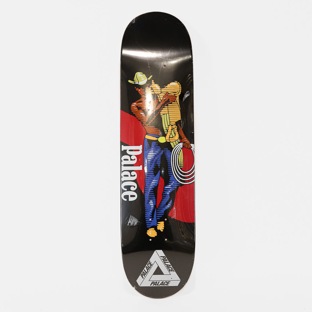 Palace Skateboards 8.1" Cowboy Black Skateboard Deck