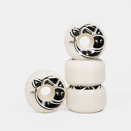Pig Wheels - 56mm (101a) Pig Head Natural C-Line Skateboard Wheels