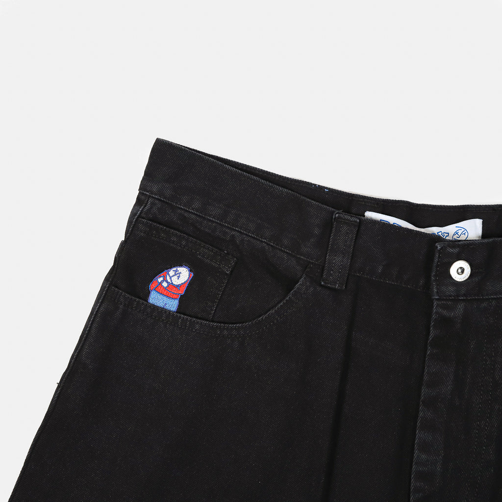 Polar Skate Co. - Big Boy Denim Jeans - Pitch Black – Welcome Skate Store