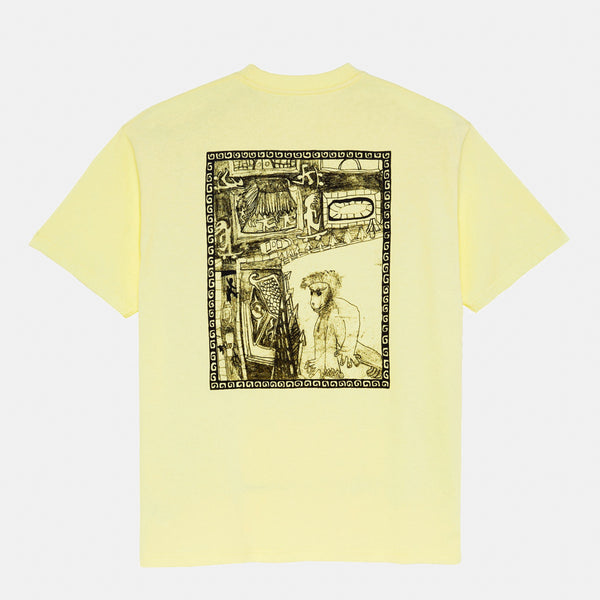 Polar Skate Co. - Gorilla King T-Shirt - Pale Yellow