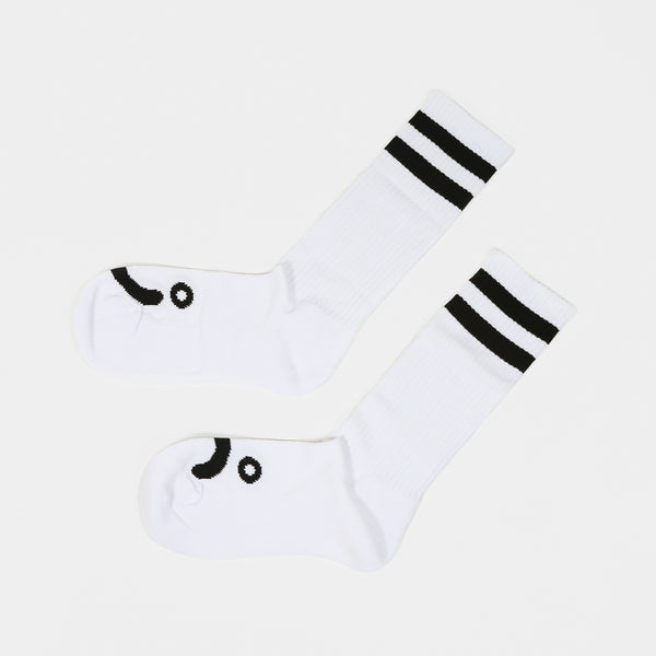 Polar Skate Co. - Happy Sad Long Socks - White