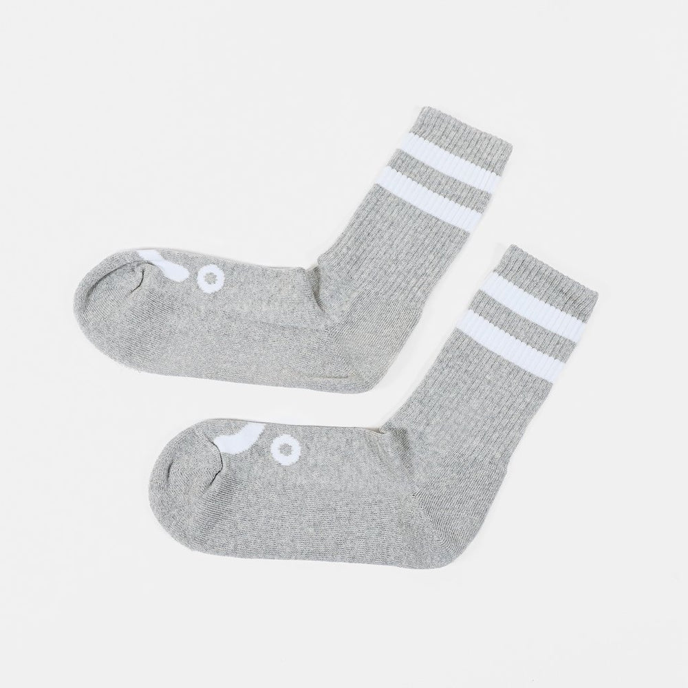 Polar Skate Co. Happy Sad Sport Grey Socks