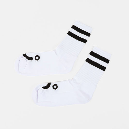 Polar Skate Co. - Happy Sad Socks - White