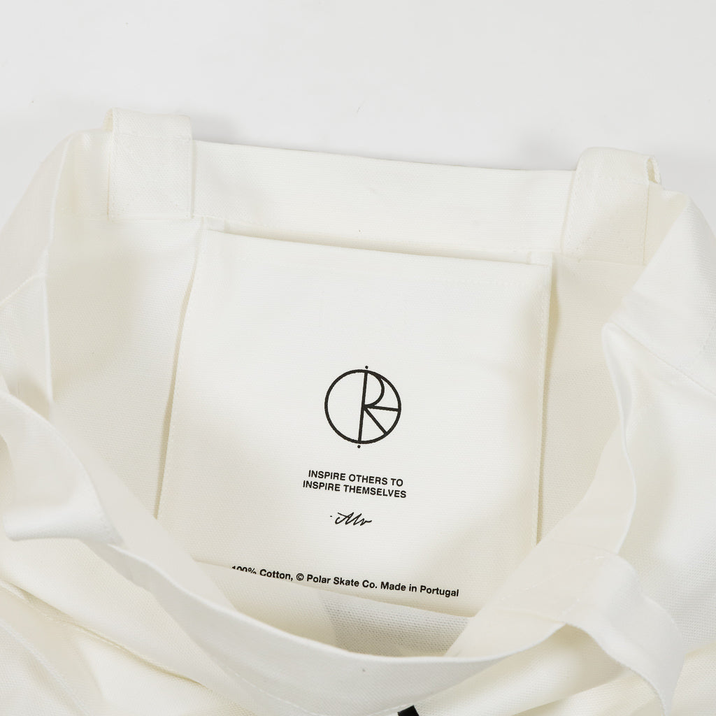 Polar Skate Big Boy Club Tote Bag White Welcome Skate Store