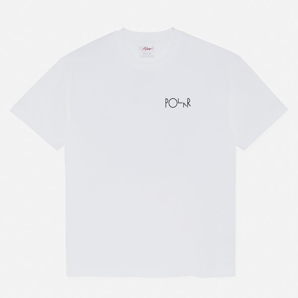 Polar Skate Co. - Skorsten Fill Logo T-Shirt - White