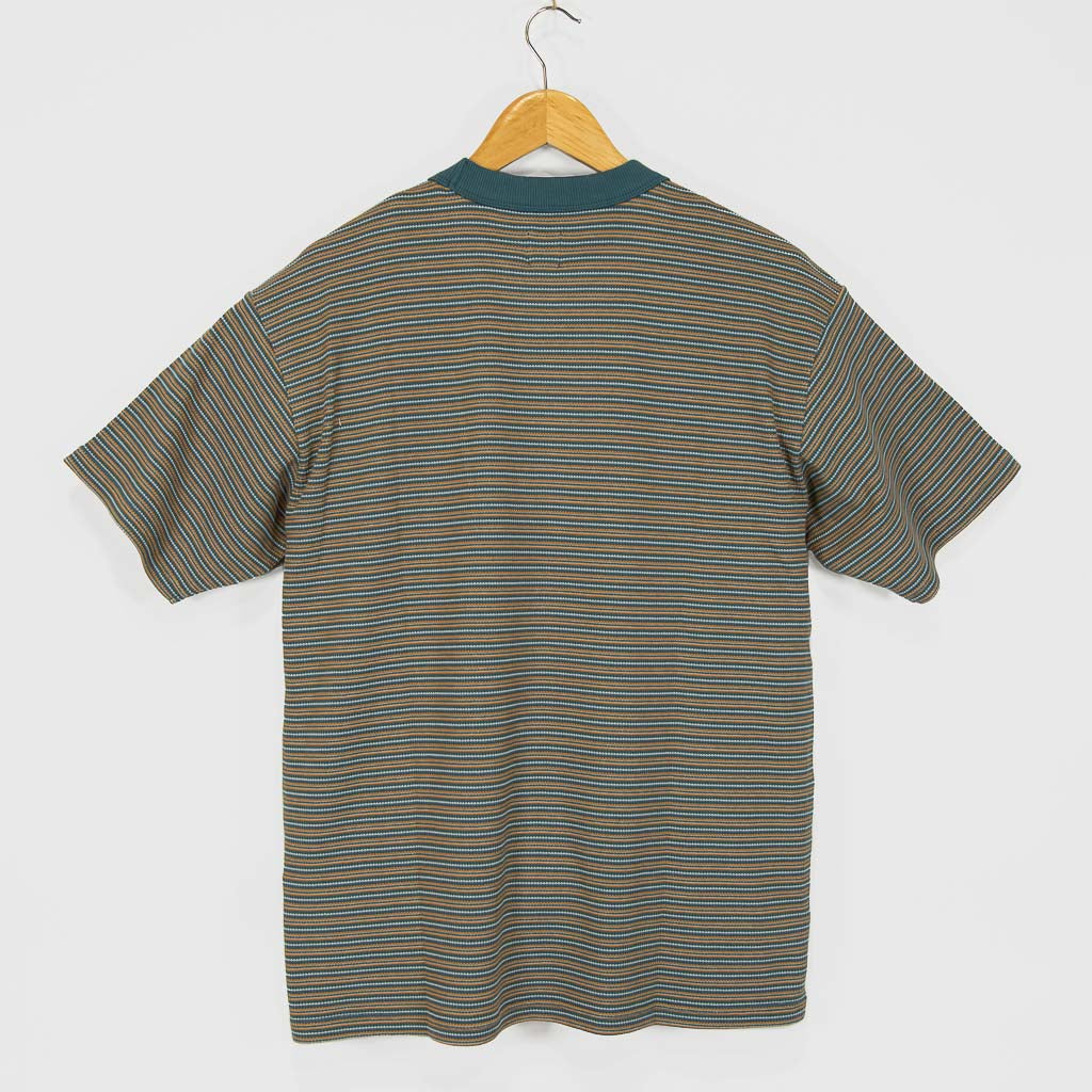 Polar Skate Co. Teal Stripe Shin T-Shirt