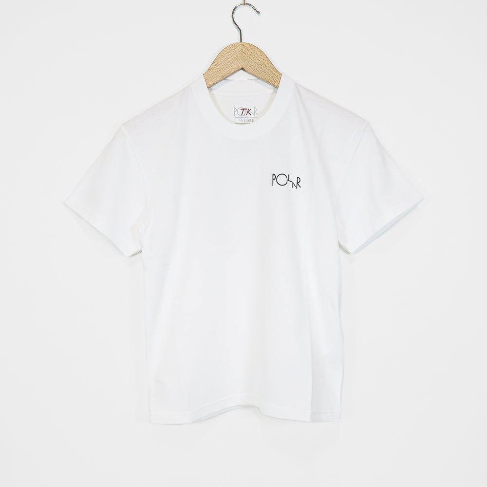 Polar Skate Co. Youth It Will Pass Fill Logo White T-Shirt 