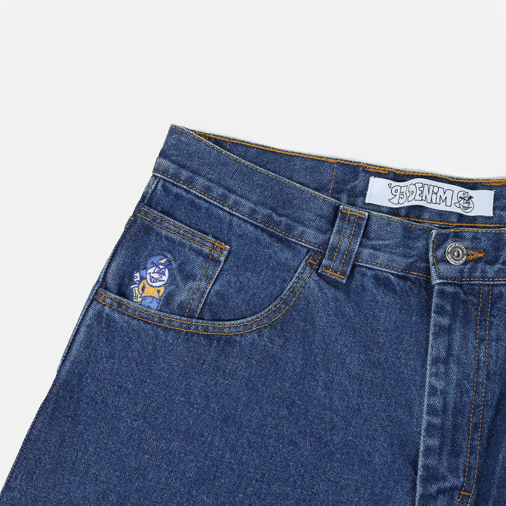 Polar Skate Co. Dark Blue '93 Denim Jeans Pocket Embroidery
