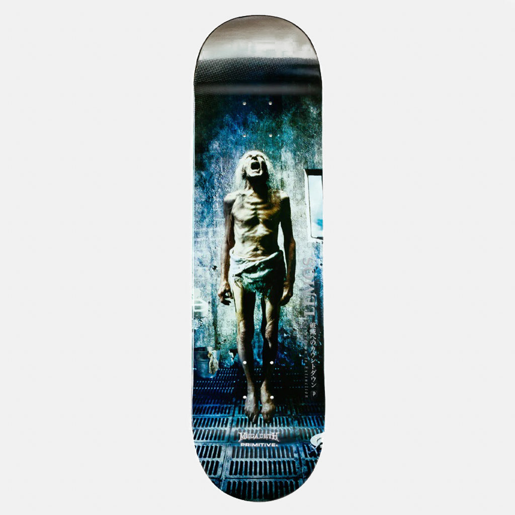 Primitive Skateboarding 8.25" Tiago Lemos Megadeth Countdown To Extinction Skateboard Deck