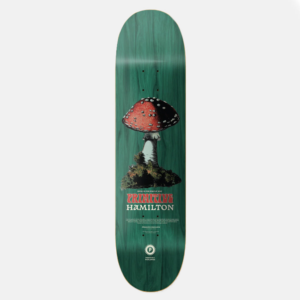 Primitive Skateboarding 8.38" Spencer Hamilton Red Cap Skateboard Deck