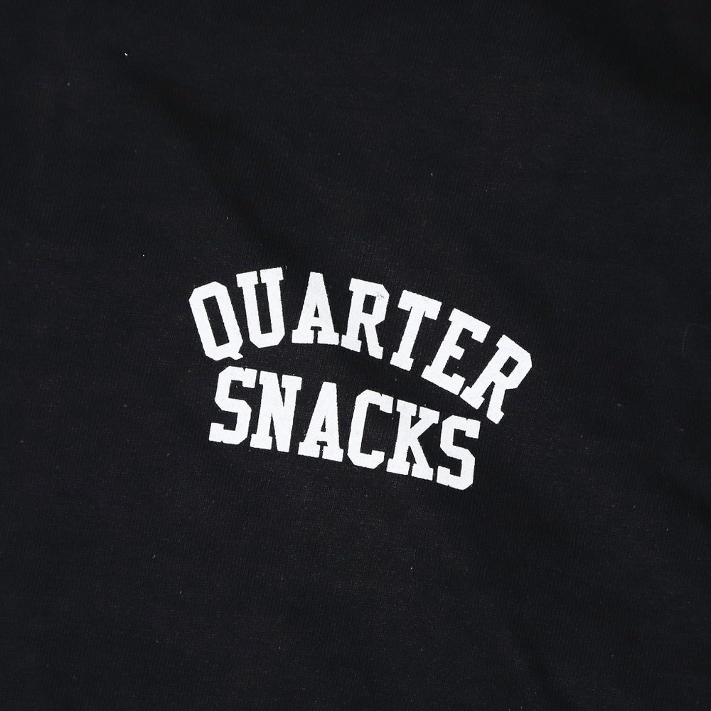 Quartersnacks Snackman Black Longsleeve T-Shirt Front Print