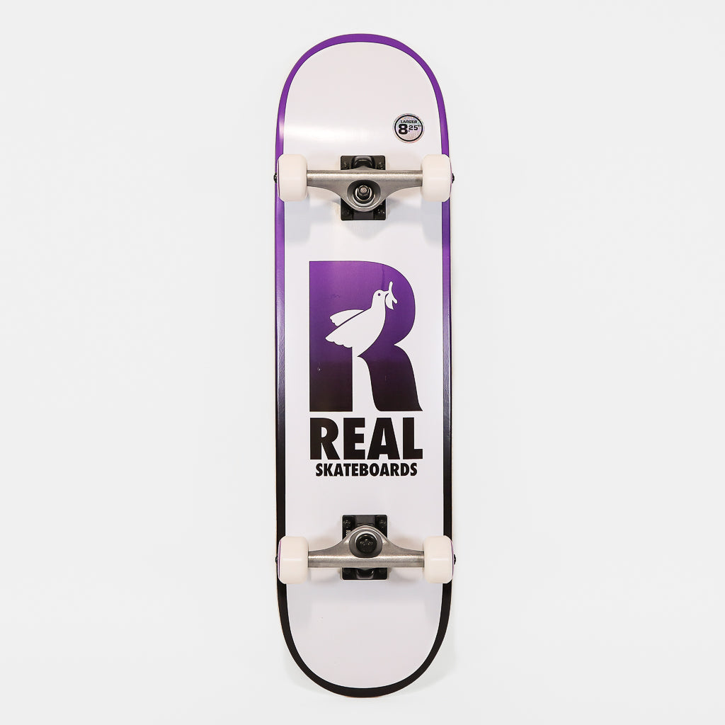 Real Skateboards - 8.25" Be Free Complete Skateboard - White