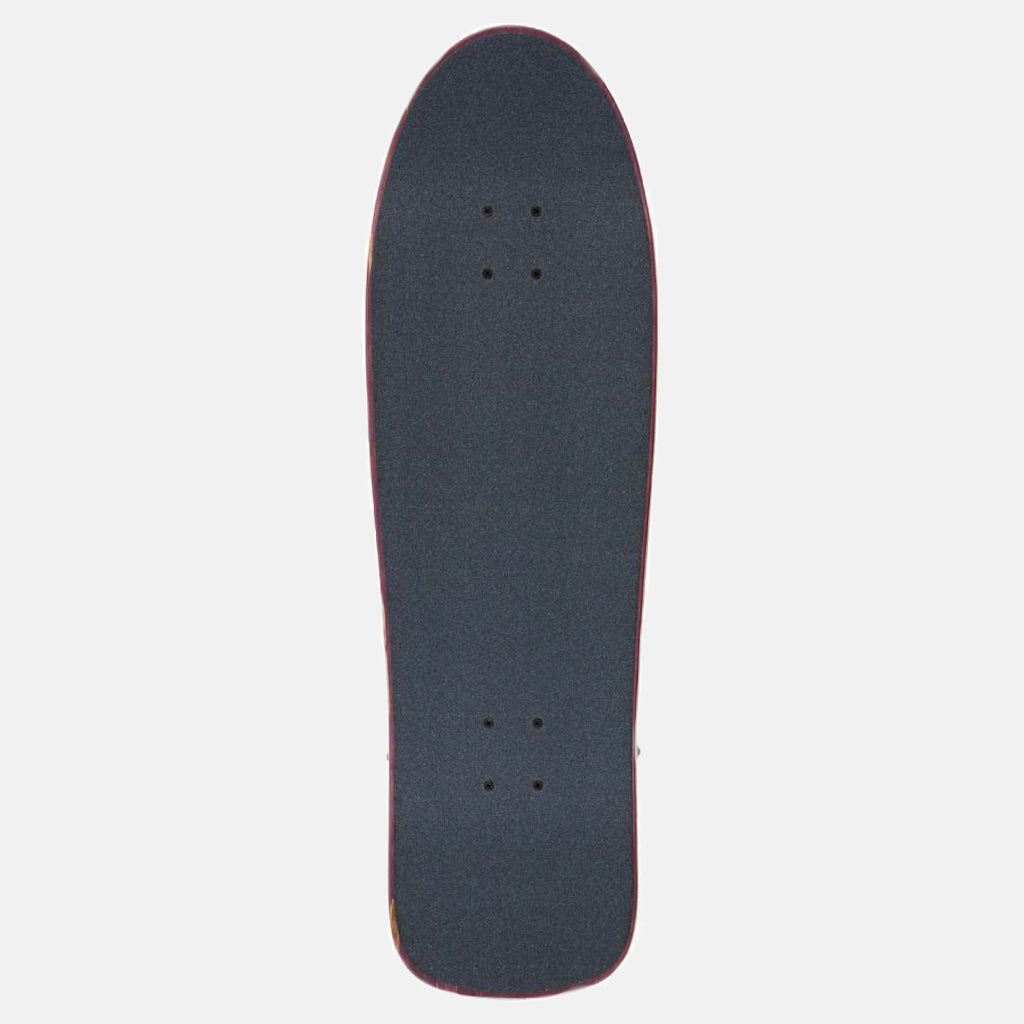 Santa Cruz - 9.7" Toxic Hand 80's Cruiser Complete Skateboard - Purple