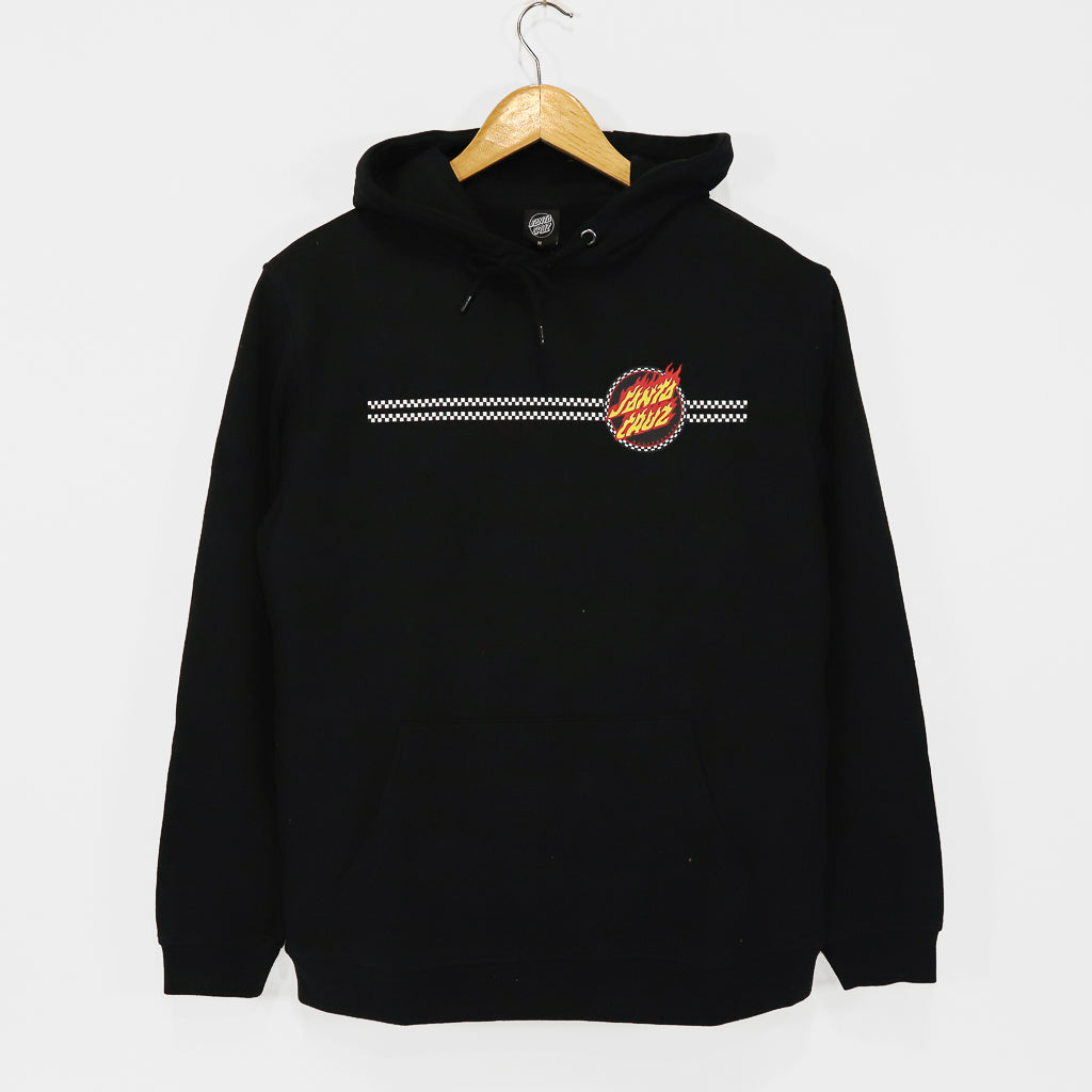 Santa cruz black on sale hoodie