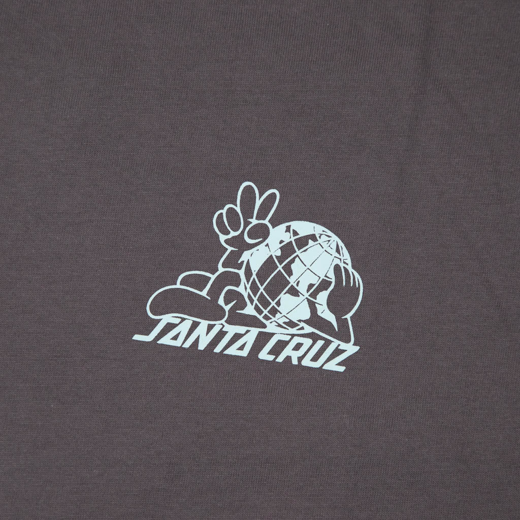 Santa Cruz Homegrown Oak Grey T-Shirt Front Print