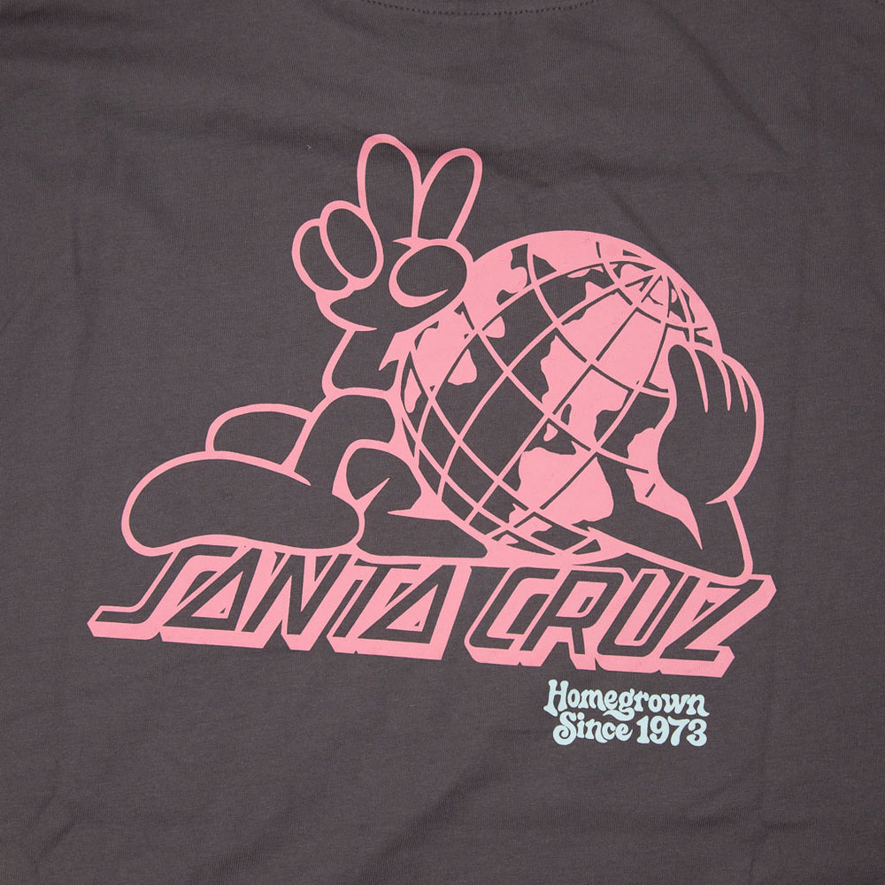 Santa Cruz Homegrown Oak Grey T-Shirt Back Print