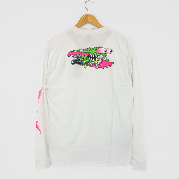 Santa Cruz - Meek Slasher Longsleeve T-Shirt - White