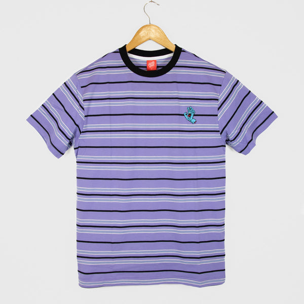 Santa Cruz - Mini Hand Stripe T-Shirt - Digital Lavender Stripe