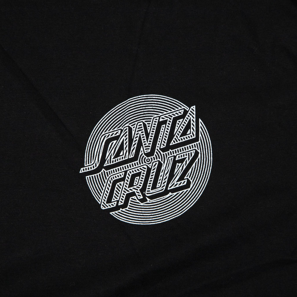 Santa Cruz Most Radiant Dot Black Longsleeve T-Shirt Front Print