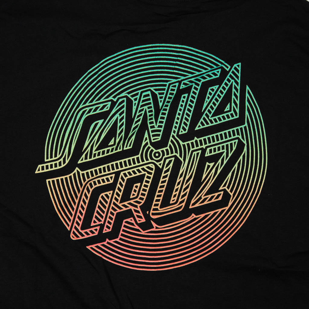 Santa Cruz Most Radiant Dot Black Longsleeve T-Shirt Back Print