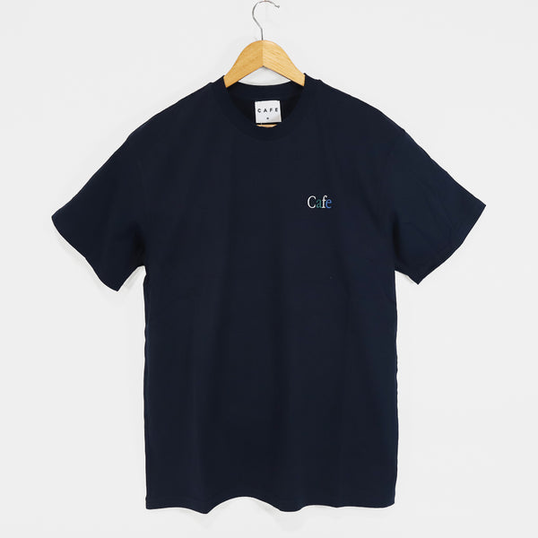 Skateboard Cafe - JLH Embroidered Wayne T-Shirt - Navy