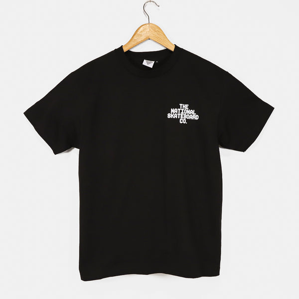 The National Skateboard Co. - Block Logo T-Shirt - Black