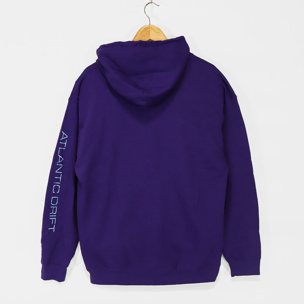 Thrasher Magazine Atlantic Drift Purple Pullover Hooded Sweatshirt