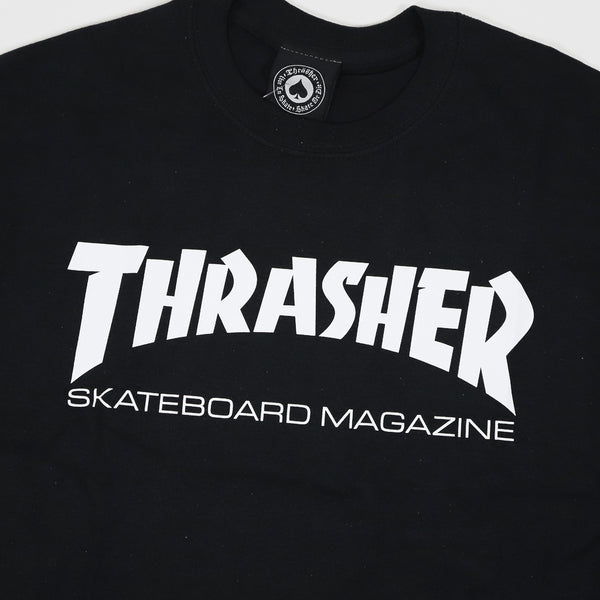 Thrasher Magazine - Skate Mag Logo Longsleeve T-Shirt - Black