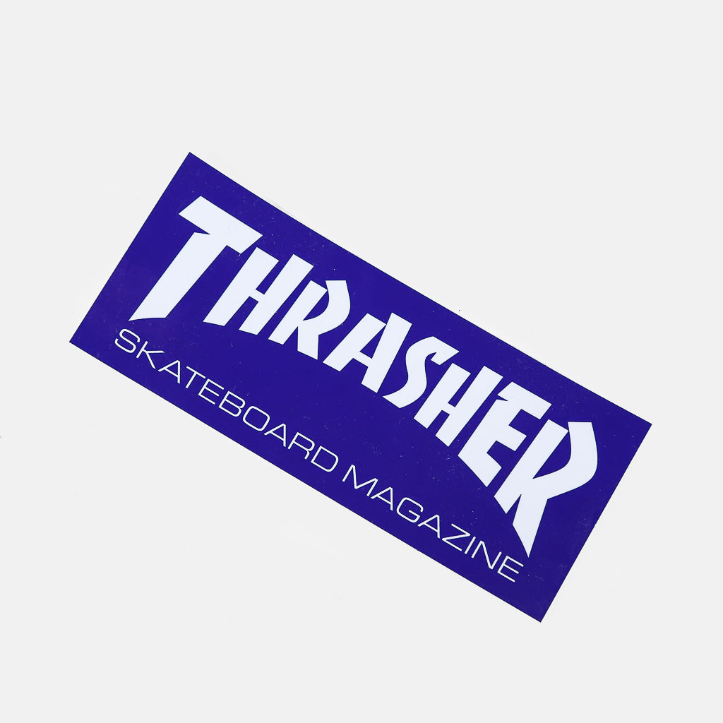 Thrasher Magazine - 9" Skate Mag Large Sticker - Blue