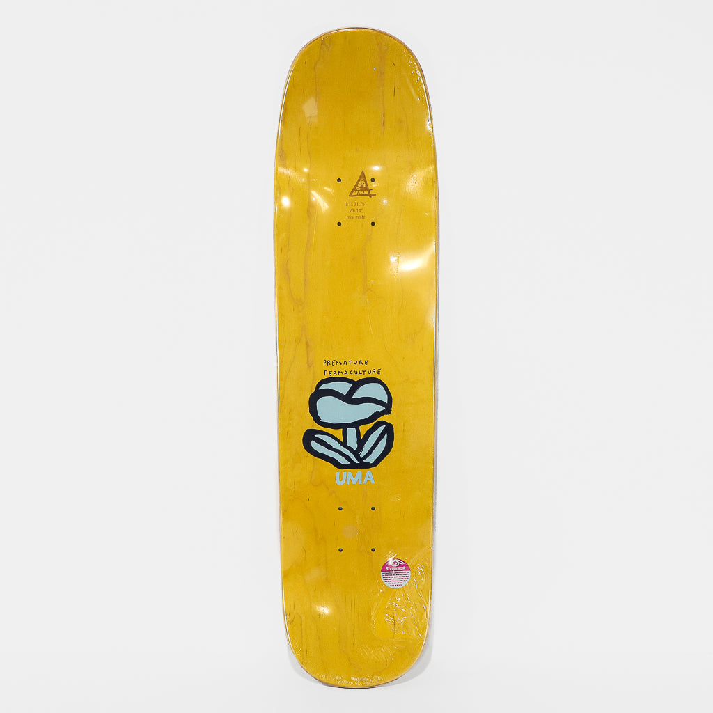 Uma Landsleds - 8.0" MiniMaite Shape Maite Steenhoudt Premature Permaculture Skateboard Deck