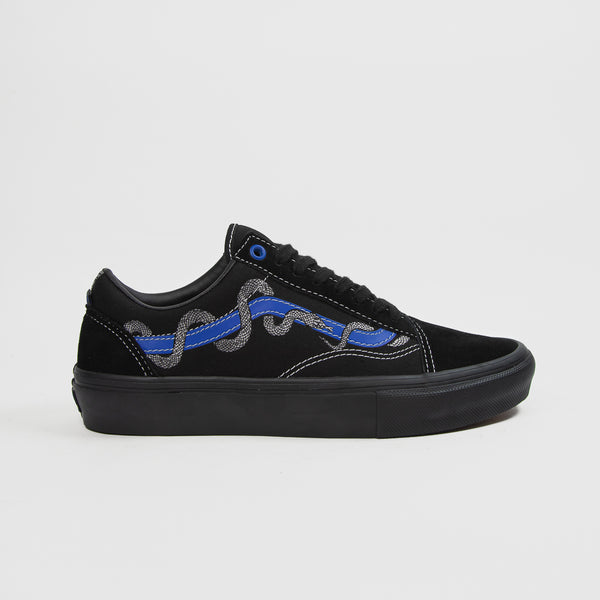 Vans - Breana Geering Skate Old Skool Shoes - Black / Blue