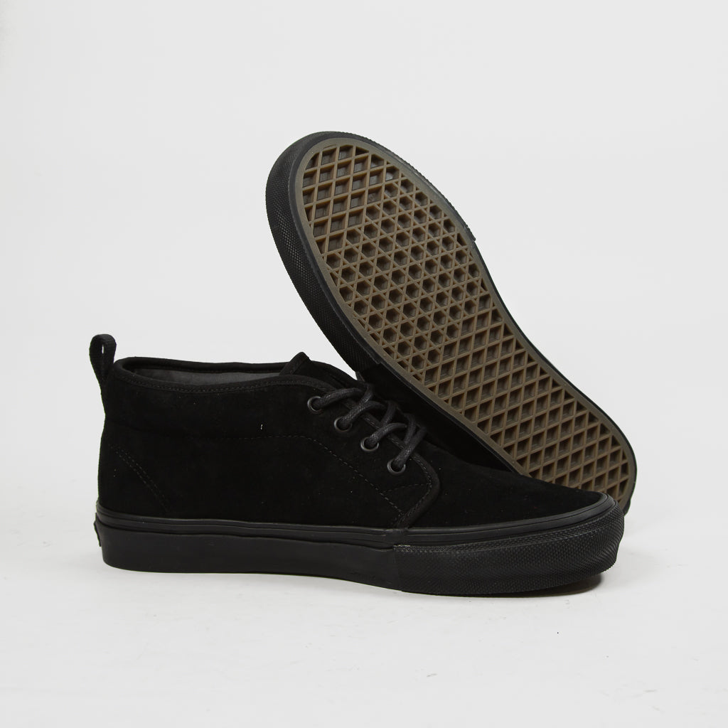 Vans All Black Skate Chukka VCU Shoes