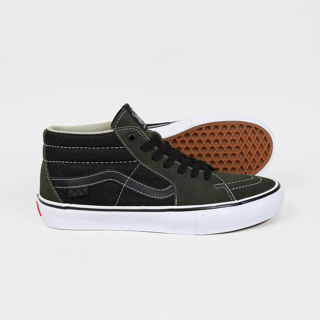 Vans Skate Grosso Mid Forest Night Green Shoes