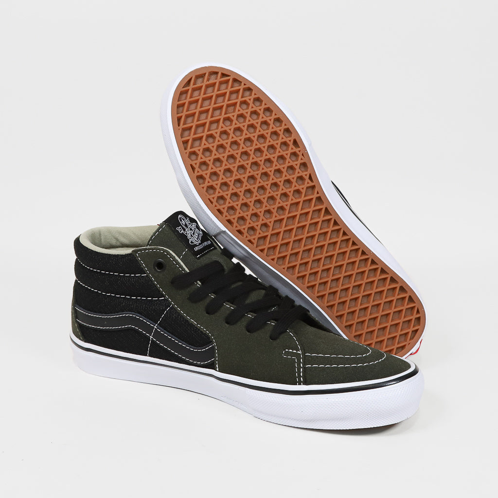 Vans Skate Grosso Mid Forest Night Green Shoes