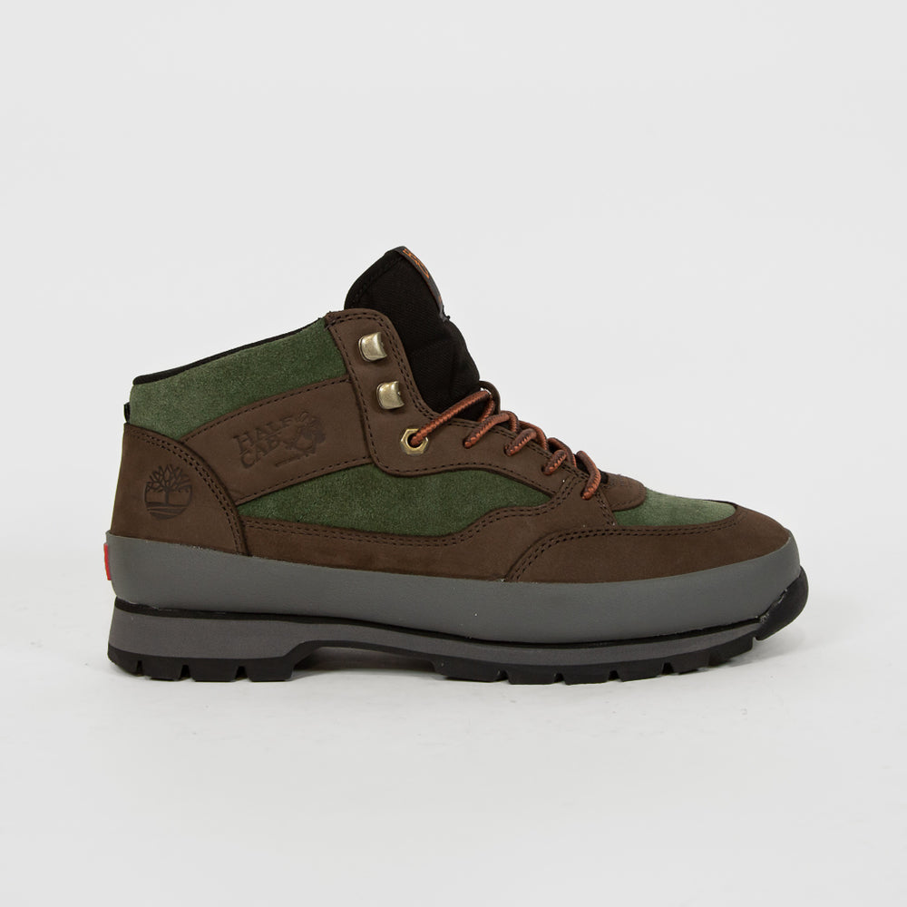 Vans Timberland Green And Brown Half Cab Hiker Shoes