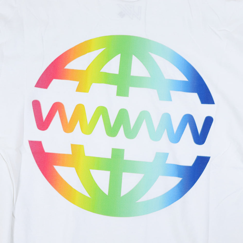 Wayward Skateboards Wayward Worldwide White T-Shirt Back Print