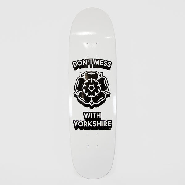 Welcome Skate Store - 8.75” DMWY Chucky Egg Skateboard Deck (High Concave) - White Dipped