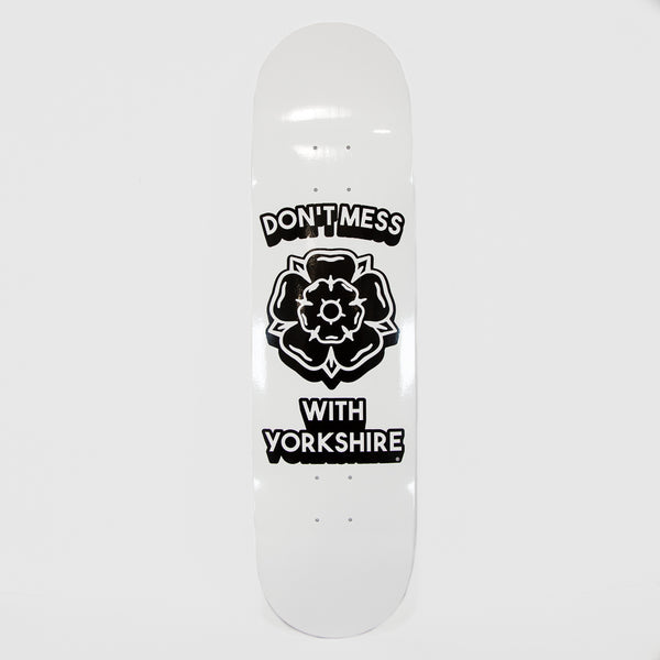 Welcome Skate Store - 8.125” DMWY Skateboard Deck (High Concave) - White Dipped
