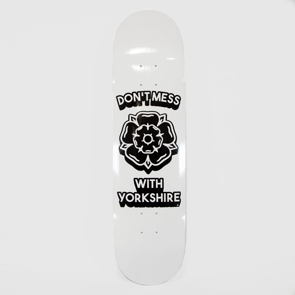 Welcome Skate Store - 8.375” DMWY Skateboard Deck (High Concave) - White  Dipped