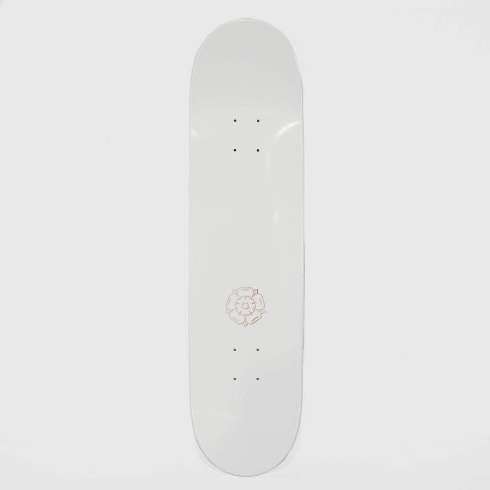 Welcome Skate Store - 8.5” DMWY Skateboard Deck (High Concave) - White Dipped