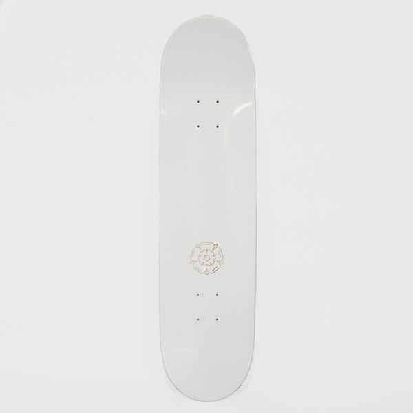 Welcome Skate Store - 8.125” DMWY Skateboard Deck (High Concave) - White Dipped