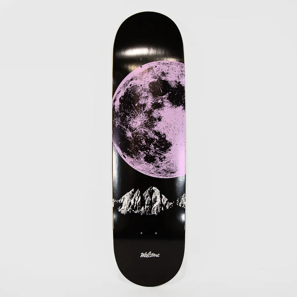 Welcome Skate Store - 8.125” Moon Colour React Skateboard Deck (High Concave) - Black