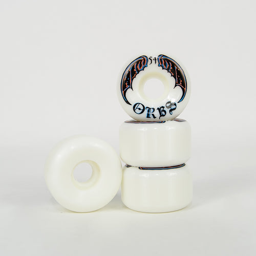 Welcome Skateboards - 54mm (99a) Orbs Specter Wheels - White
