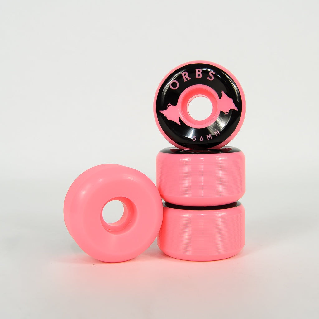 Welcome Skateboards 56mm 99a Orbs Specter Coral Solids Wheels