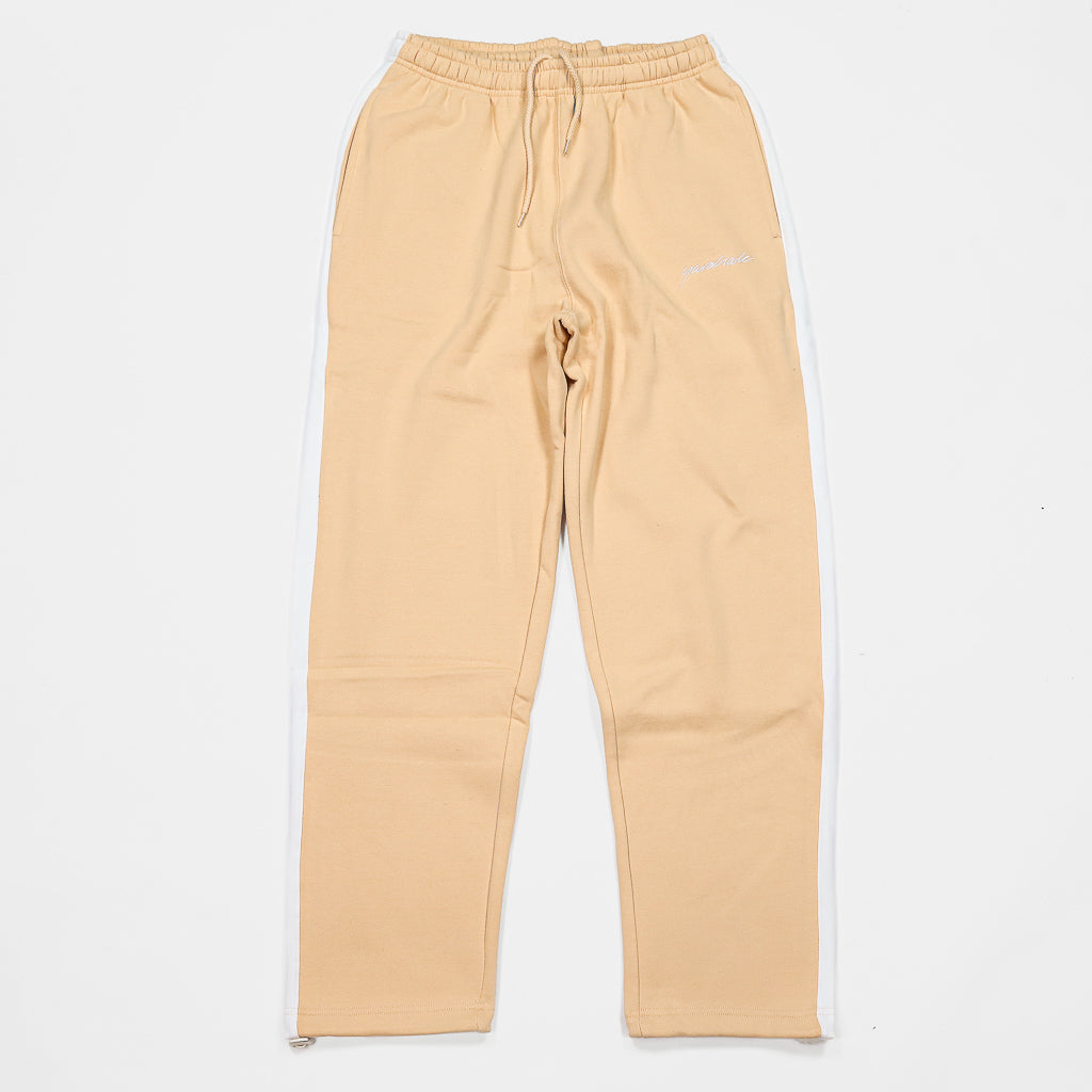 Yardsale - 2-Tone Track Bottoms - Lemon / White