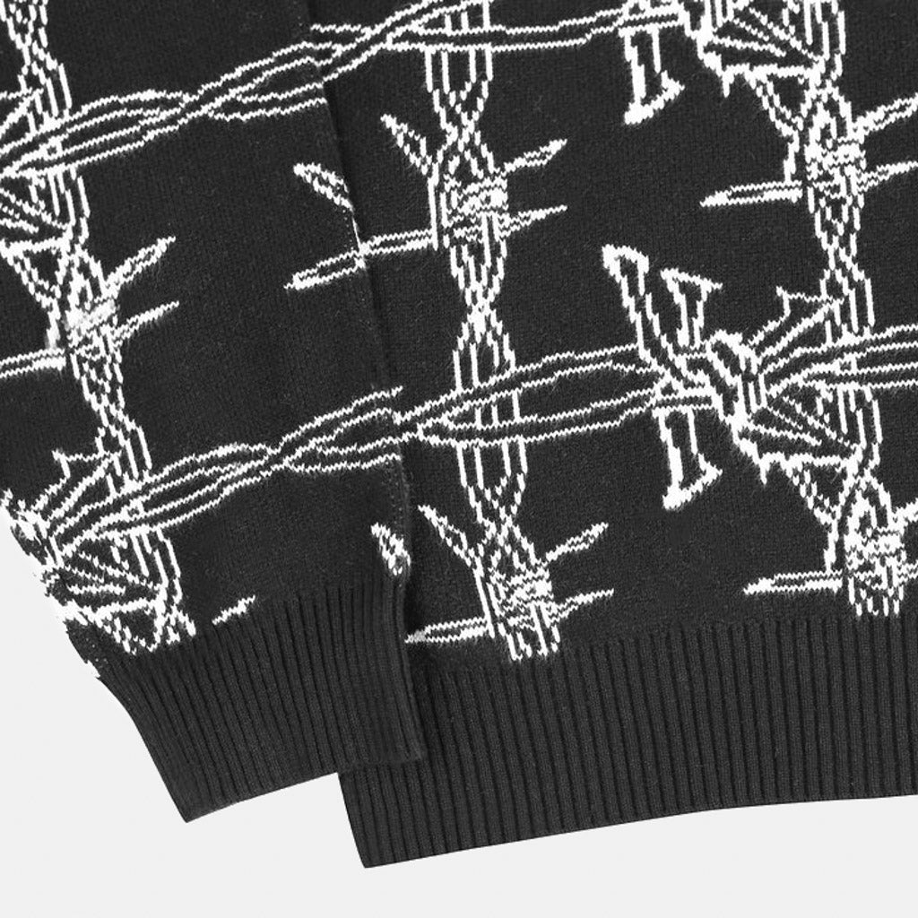 Yardsale - Barbera Knitted Jumper - Black | Welcome Skate Store