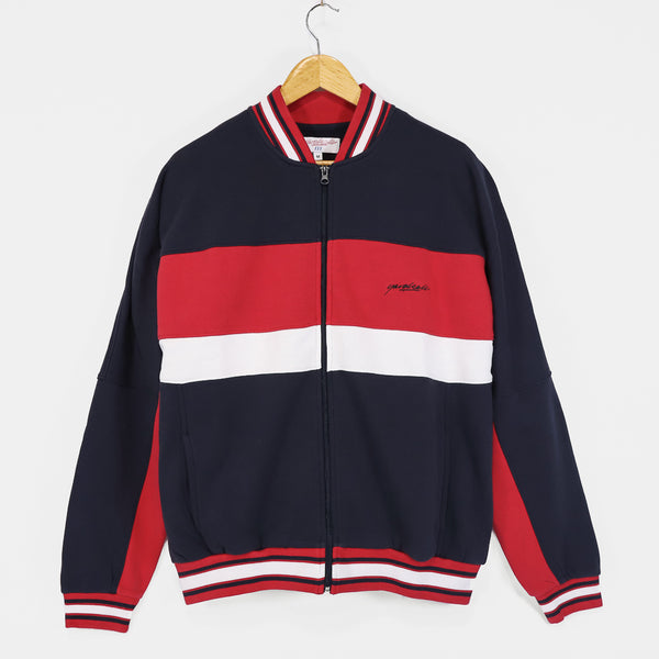 Yardsale - Pradel Full Zip Sweatshirt - Navy / Red / White