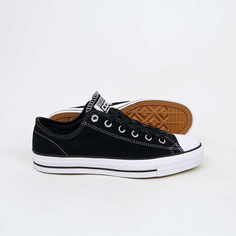 Converse Cons CTAS Pro OX Shoes Black Black White UK 6
