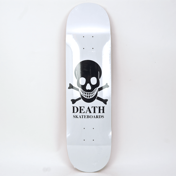 Death Skateboards - 8.375" OG Skull Deck (White)