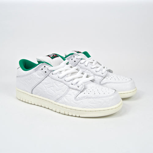Nike SB - Ben G Dunk Low Pro QS Shoes - White / Lucid Green / Sail